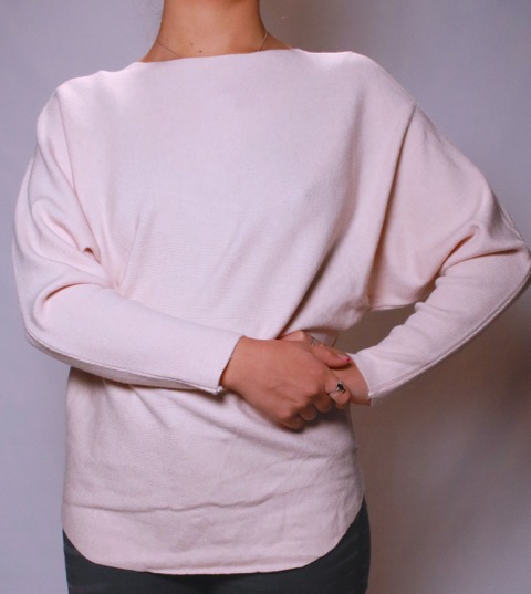 suéter rosa, suéter básico