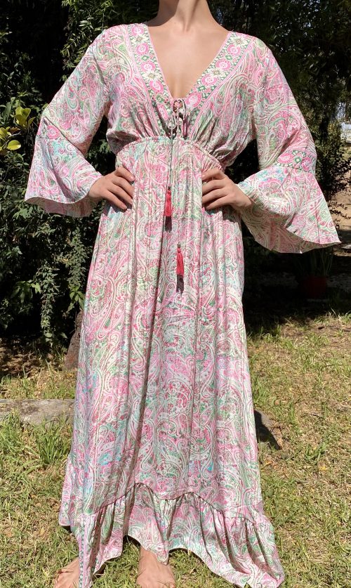 Vestido Romántico Pastel