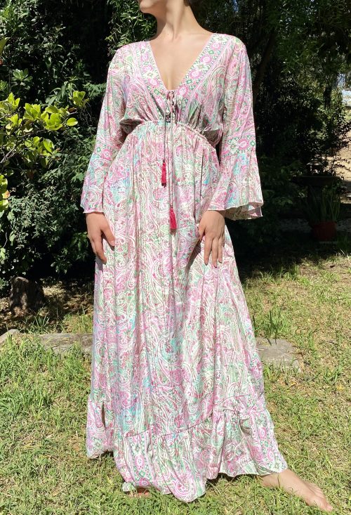 Vestido Romántico Pastel