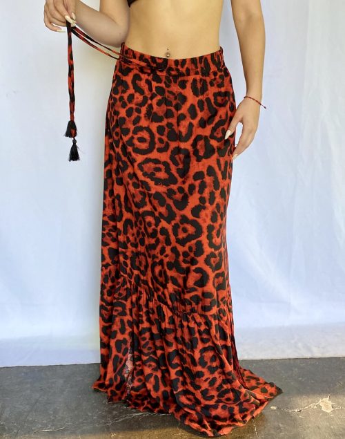 Falda Animal Roja
