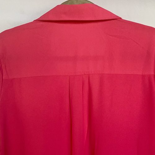 Vestido Camisero Crepe Fucsia