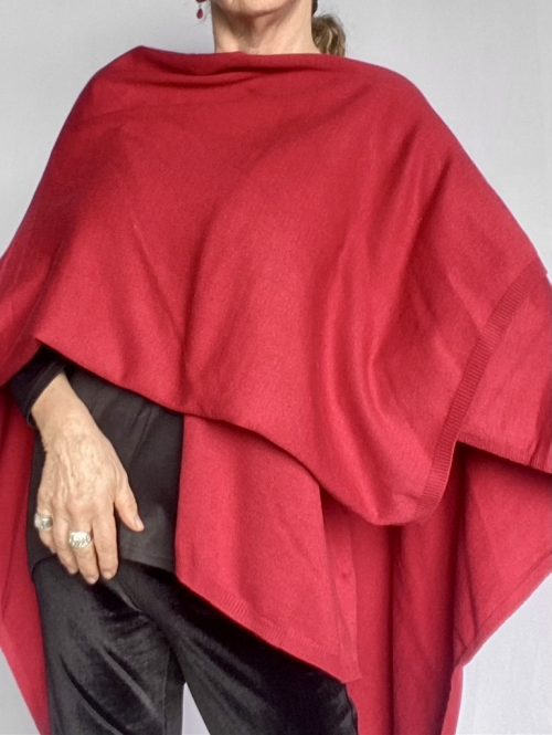 Ruana Rojo Italiano
