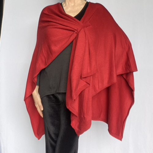 Ruana Rojo Italiano