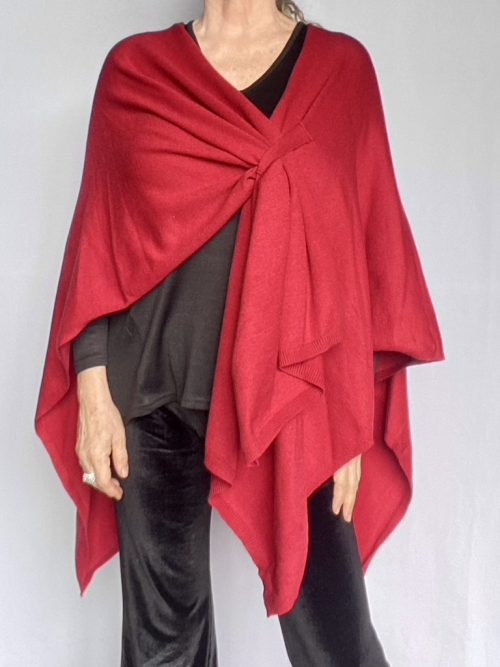 Ruana Rojo Italiano